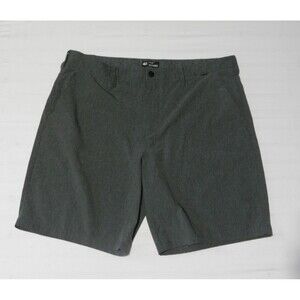Hurley Men's Dark Gray and Black Golf Shorts Size 40 Quick Dry